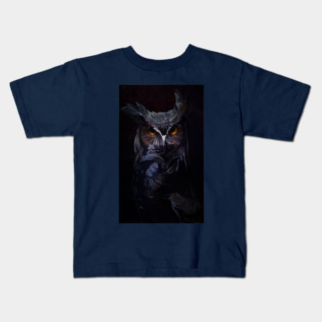 Owl Kids T-Shirt by DinoWorld